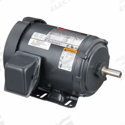 Dayton General Purpose Motor: Rigid Base Mount, Open Drip Proof, 2 hp, 208-230/460V AC - Rigid Base 3-Phase General Purpose AC Motors
