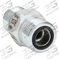PARKER Hydraulic Check Valve: 5,000 psi, 30 gpm, 1 1/16 in, SAE O-Ring Boss (MPN DT-750-MOMS-5). Key specifications — Body Material: Steel; Outlet Connection Type: SAE O-Ring Face Seal; Brand: PARKER; Inlet Connection Type: SAE O-Ring Boss.