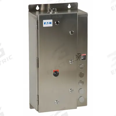 EATON NEMA Magnetic Motor Starter: Non-Reversing, 3 Poles, NEMA Size 2, 45 A - Enclosed Non-Reversing Starters with Electronic Overloads