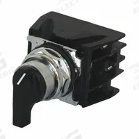 EATON Selector Switch: Off, Short Lever, Off, On, 10250T, 30 mm Panel Mounting Hole Dia, Metal, IP65 (MPN 10250T730BK). Key specifications — Action: Momentary/Maintained/Maintained; Operator Head Type: Short-Handled Knob; Operator Illumination: Non-Illuminated; Series: 10250T; Brand: EATON.