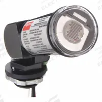 DAYTON Photocontrol: Flush In-Post Photocell Mounting, 1/2 in Stem Dia, SPST, 120V AC, 120V AC (MPN 26WA90). Key specifications — Brand: DAYTON; Includes: Lock Nut.