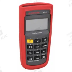 AMPROBE RTD Thermometer: -328°F to 1,472°F, ±0.05% + 0.4°F/0.2°C Accuracy, 1 Channels (MPN RTD-10). Key specifications — Accuracy: ±0.05% + 0.4°F/0.2°C; Testing Functions: Min/Max Temperature; Brand: AMPROBE.