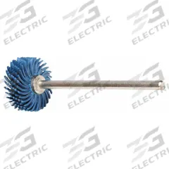 SCOTCH-BRITE Radial Bristle Disc: Type A, 9/16 in Dia x 1/16 in Wd, 1/16 in Arbor, Ceramic, 400 Grit (MPN 7000046125). Key specifications — Connector Size: 1/16 in; Brand: SCOTCH-BRITE; Connection Type: Arbor Hole.