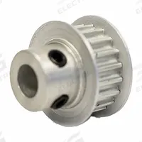 DAYTON Timing Pulley: Modified Curvilinear, Fixed, For GT Timing Belt Section, For 6 mm Belt Wd (MPN 18-3P06M6FA6). Key specifications — Brand: DAYTON; Finish: Clear Anodized; For Belt Series: Powerhouse®.