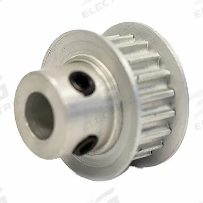 Dayton Timing Pulley: Modified Curvilinear, Fixed, For GT Timing Belt Section - GT Section Fixed-Bore Timing Pulleys with Hub