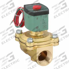 REDHAT Solenoid Valve: 2-Way, Normally Closed, 1 in Pipe Size, 24V AC, Watertight, High Flow (MPN 8210G054). Key specifications — Pipe Size: 1 in; Voltage: 24V AC; Brand: REDHAT; Coil Enclosure: Watertight.