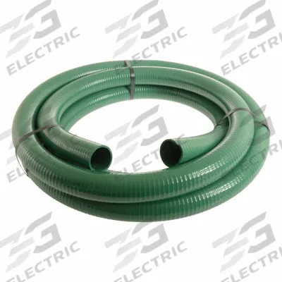 APPROVED VENDOR Suction and Discharge Hose: 6 in Hose Inside Dia., 45 psi, Green - PVC Bulk Water Suction & Discharge Hoses with PVC Cover & Rigid PVC Helix Reinforcemnt