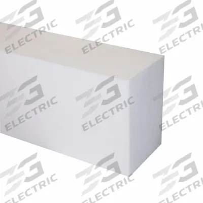 LDPE Bar: 0.125 in Thick, 3 in x 8 ft, Opaque, Off-White, 1,800 psi Tensile Strength - LDPE Sheets & Bars