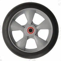 MAGLINER Wheel: 10 in Overall Ht, 250 lb Load Capacity, 10 in H x 2 3/4 in W, 10 in Overall Lg (MPN 111075). Key specifications — Features: 10 inch x 2.75 inch Interlocked Microcellular Foam Wheel (each); Compatible Grainger Part Number: 5YP02; Manufacturer Part Number: 111075; Accessory Type: Replacement Wheel; Compatible with Product Type: Magliner Hand Trucks.