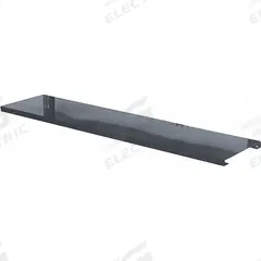 HALLOWELL Lower Shelf: 48 in Overall Wd, 12 in Overall Dp, Black, Steel, Includes Mounting Hardware (MPN HWB-LS-48ME). Key specifications — Includes Mounting Hardware: Yes; Color: Black.