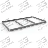 TENNSCO Shelf: 72 in x 42 in, 1,750 lb Load Capacity, Gray, Shelf (MPN ZLES-7242). Key specifications — Includes: (4) Beams; Shelf Configuration: Single Straight; Color: Gray; Frame Material: Steel; Brand: TENNSCO; Frame Finish: Zinc Plated; Product Type: Shelf.