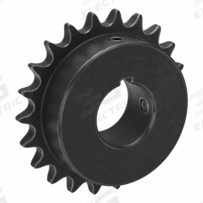 TSUBAKI Single Strand Sprocket: 40, For 1/2 in Chain Pitch, 1 1/4 in Bore Dia, 22 Teeth - Size 40 Fixed-Bore Roller Chain Sprockets
