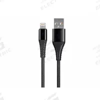 MONOPRICE USB Cable: Lightning End 1, Type A End 2, Black, 3 ft Lg, USB Cable (MPN 31191). Key specifications — End 1 Connection Type: Lightning; Color: Black; Brand: MONOPRICE; Product Type: USB Cable; End 2 Connection Type: Type A.