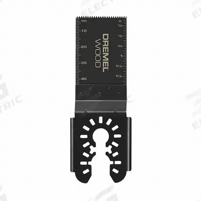 DREMEL Oscillating Tool Blade: 1 1/4 in Blade Wd, 3 in Overall Lg, Flush Cutting - Starlock Mounted Blades