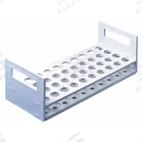 Tube Rack: 4 3/8 in Overall Wd, 3 1/2 in Overall Ht, 9 1/4 in Overall Lg, Polypropylene, White (MPN F18513-0072). Key specifications — Material: Polypropylene; Mounting Location: Benchtop; Color: White; Product Type: Vial Rack; Total Holding Capacity: (72) Places; Brand: SP SCIENCEWARE.