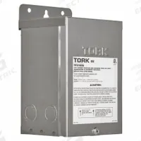 TORK Pool Light Transformer: 100 W Max Power Consumption, 120V AC, 12V AC/13V AC, Silver (MPN TPX100S). Key specifications — Color: Silver; Brand: TORK; Enclosure Material: Stainless Steel; Input Voltage: 120V AC; Output Voltage: 13V AC.