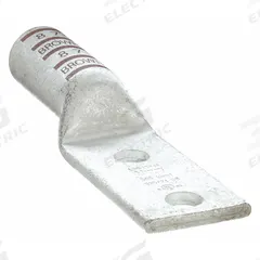 Compression Lug: For 500 kcmil, Stranded Wire, 1/4 in Stud Size, Long, Copper Barrel (MPN 24D032). Key specifications — Inspection Hole: No; For Wire Type: Stranded; For Wire Sizes: 500 kcmil; Brand: APPROVED VENDOR; Manufacturer Part Number: 24D032.