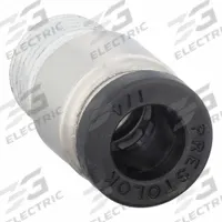 PARKER Push-Fit Fitting: 1/4 in OD x 1/8 in Pipe Size, Push-to-Connect x MNPTF, Brass, Silver (MPN XW68PLPR-4-2). Key specifications — Brand: PARKER.