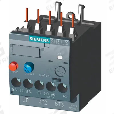 Siemens Overload Relay: Thermal Protection, 3 Poles, 1NO/1NC, Frame Size S00 - IEC Thermal Overload Relays