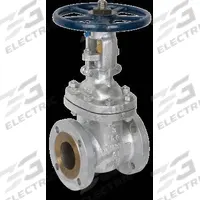SHARPE Gate Valve: 14 in, Carbon Steel, Rising, Class 150 Flange, 285 psi CWP, Wheel, Flex Wedge (MPN 4371004480). Key specifications — Seat Material: Steel; Wedge Material: 410 Stainless Steel; Brand: SHARPE; Bonnet Material: Carbon Steel.