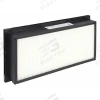 GRAINGER Minipleat Air Filter: 12 in x 24 in x 4 in, Synthetic, Plastic, Single Header, MERV 14 (MPN 2GFF2). Key specifications — Brand: GRAINGER; Frame or Header Material: Plastic; Media Material: Synthetic.