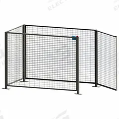 MORSE Drum Safety Enclosure Kit: 52 in x 88 in x 63.25 in, 4 ft Door Opening Wd, Steel, Three Phase (MPN GEK-310-3). Key specifications — attr1187472: Three; attr1187475: 310-3-575; attr1187478: Steel; attr1187482: Gray; attr1187483: 460V AC; attr1187486: MORSE.