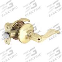 MASTER LOCK Door Lockset: Office Lever Locksets, Brass (MPN WL0103KA4). Key specifications — attr1024149: Not Ligature-Resistant; attr1011488: MASTER LOCK; attr1011524: No Message; attr1011506: Wave; attr1011485: No; attr1059461: Bright Brass-Plated, Clear Coated : Steel.
