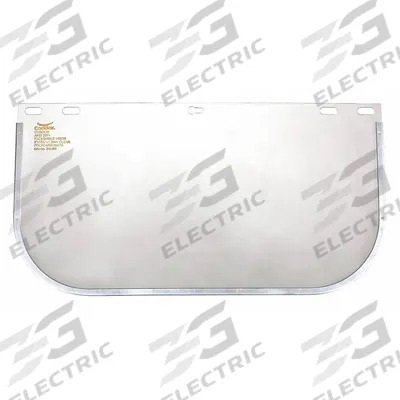 CONDOR Face Shield Visor: 15 1/2 in Overall Wd, 8 in Overall Ht, 1.5 mm Overall Thick - General Purpose Replacement Visors