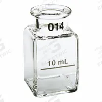 HACH Laboratory Bottle: 10 mL, No Closure, No Closure, Colorless, 8, Clear (MPN 2495408). Key specifications — Graduated: Yes; Brand: HACH; Body Color: Colorless.