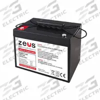 ZEUS BATTERY PRODUCTS Rechargeable Batteries: 12.8V DC, 75 Ah Capacity, 10.24 in Ht, 6.69 in Wd, M8 (MPN PCLFP75-12.8SP). Key specifications — Terminal Connection: M8; Brand: ZEUS BATTERY PRODUCTS; Housing Material: ABS.