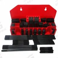 JET Machine Clamping Kit: For 1/2 in T-Slot, 3/8"-16 Stud, 58 Pc (MPN CK-38). Key specifications — Brand: JET; Includes Studs: (4) 3 in.