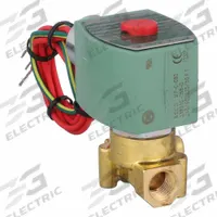 REDHAT Solenoid Valve: 2-Way, Normally Closed, 1/4 in Pipe Size, 220V AC/240V AC, High Flow (MPN 8262H020LF 240/60, 220/50). Key specifications — Pipe Size: 1/4 in; Voltage: 240V AC; Brand: REDHAT.