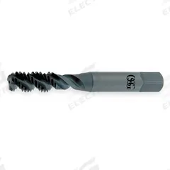OSG Spiral Flute Tap: M4x0.7 Metric, 6H, 3 Flute, Bottoming Chamfer, Black Oxide High Speed Steel (MPN 2988101)