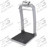 DORAN Handrail Scale: Digital, kg/lb, 22 1/2 in Weighing Surface Wd, 20 1/2 in Weighing Surface Dp (MPN DS7200). Key specifications — attr1359978: DORAN; attr1359988: lb; attr1359990: ULus; attr1411948: Not IP Rated; attr1411950: Column-Mounted; attr1359996: (6) AA Batteries; attr1411941: 0.1 lb/0.05 kg.