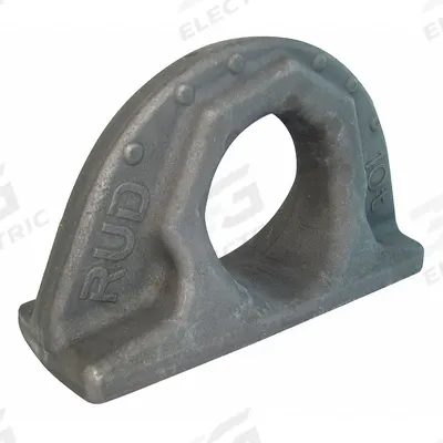 RUD CHAIN Hoist Ring: Weld-On, 7,050 lb Working Load Limit, Steel, 0° Pivot Angle - Weld-On Hoist Rings