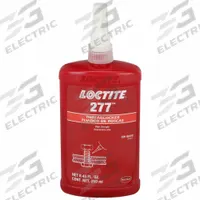 LOCTITE High-Strength Threadlocker: 277, Red, Oil Tolerant, 8.45 fl oz, Bottle, 1 EA (MPN 88449)