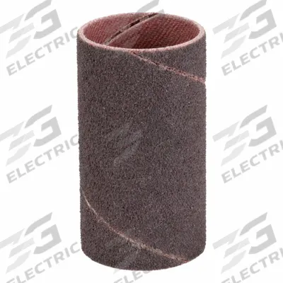 MERIT Spiral Band: 1 in Dia x 2 in W, Aluminum Oxide, 80 Grit, R228 - General Purpose Spiral Bands for All Metals