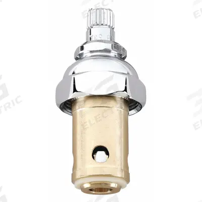 T&S BRASS Cartridge: For Eterna Spindle Assembly Series, Use with Cold Water, Brass - Compression Faucet Cartridges
