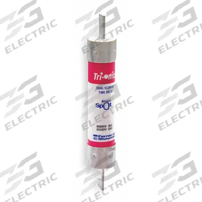 MERSEN Fuse: Class RK5, TR-RID Series, Time-Delay, 90 A, 250 V AC, 250 V DC - Time-Delay Blade Fuses