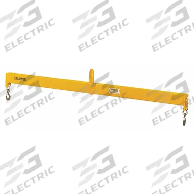 CALDWELL Lifting Beam: Lifting Beam, 2,000 lb Working Load Limit, Fixed, 120 in Overall Lg - Lifting Beams