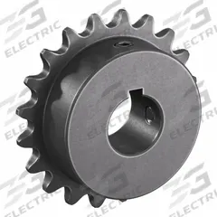 TSUBAKI Single Strand Sprocket: 35, For 3/8 in Chain Pitch, 3/4 in Bore Dia, 20 Teeth, Steel (MPN 35B20F-3/4). Key specifications — Brand: TSUBAKI.