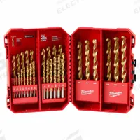 MILWAUKEE Jobber Length Drill Bit Set: 29 Pc, 1/16" to 1/2" by 64ths, 135° Split Point (MPN 48-89-0012). Key specifications — attr1236168: PACKOUT™ Case.