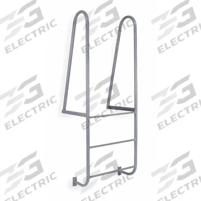 COTTERMAN Fixed Ladder: 6 ft Overall Ht, 27.5 in Overall Wd, Steel, 300 lb Load Capacity - Walk Through Fixed Ladders