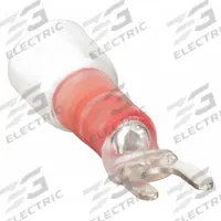 VELVAC Fork Terminals: Red, Nylon with Heat Shrink, #6 Stud Size, 22 AWG – 18 AWG Wire Range, 600 V (MPN 30122). Key specifications — Barrel Style: Insulation Grip; Manufacturer Part Number: 30122; Brand: VELVAC.