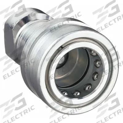 AEROQUIP Hydraulic Quick Connect Hose Coupling: 3/4 in Coupling Size, Steel - ISO B Series Hydraulic Quick-Connect Coupling Bodies