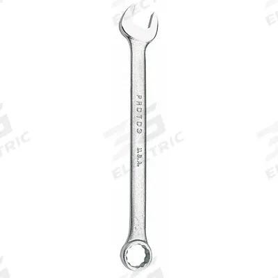 PROTO Combination Wrench: Alloy Steel, Satin, 26 mm Head Size, 14 3/4 in Overall Lg - Metric 12-Point Combination Wrenches