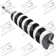 IRWIN Auger Drill Bit: 1 3/4 in Drill Bit Size, 17 in Overall Lg, Hex Shank, 7/16 in Shank Hex Size (MPN 1773958). Key specifications — attr255259: Ship Auger; attr255260: Carbon Steel; attr255261: PTFE; attr277197: IRWIN.