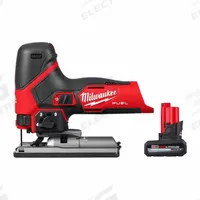 MILWAUKEE TOOL & EQUIPMENT Jigsaw Kit: Barrel Grip, T-Shank, Orbital Stroke, Brushless, 12 V DC Volt (MPN 2545-20, 48-11-2450). Key specifications — attr1170165: Barrel Grip; attr1170166: T-Shank; attr1170167: Orbital; attr1170168: Brushless.