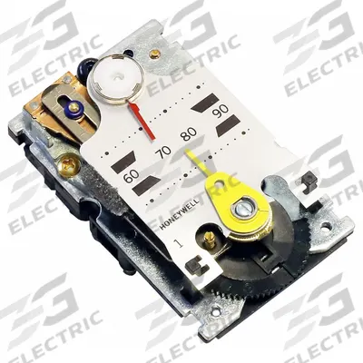 Honeywell Pneumatic Thermostat: 59° to 90°F, 2 Pipes, High Volume Pipes/Air Flow Output - Single-Temperature Thermostats
