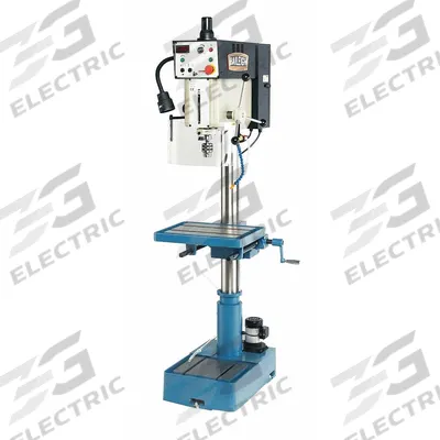 BAILEIGH INDUSTRIAL Floor Drill Press: Belt Drive, Variable Speed, 150 RPM – 3,000 RPM - Floor Stand Drill Presses with Manual Downfeed
